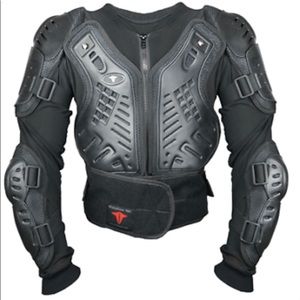 MOTORCYCLE BODY ARMOR JACKET SPINE CHEST PROTECTOR
